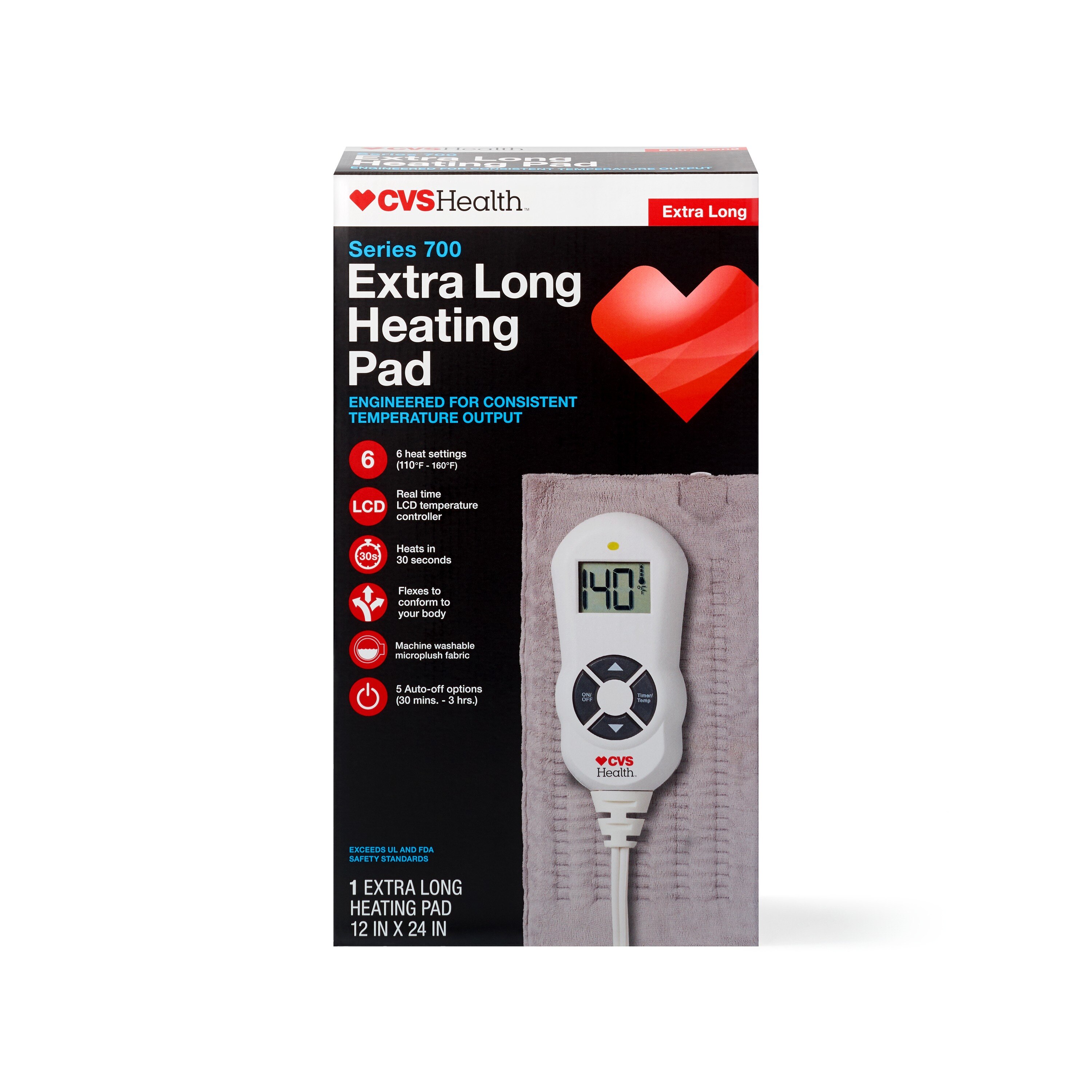 CVS Health Series 700 Extra Long Heating Pad Pick Up In Store TODAY