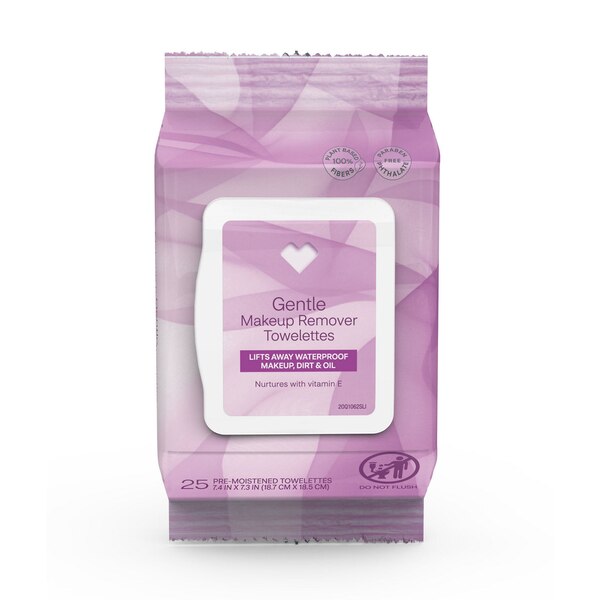 CVS Beauty Makeup Remover Towelettes Oil-Free, 25/Pack
