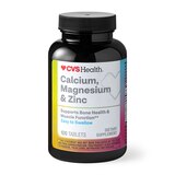 CVS Health Calcium, Magnesium & Zinc Tablets, 100 CT, thumbnail image