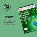 CVS Health 12HR Maximum Strength Mucus DM Extended Release Tablets, thumbnail image