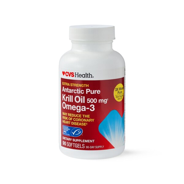 CVS Health Omega-3 Krill Oil Softgels
