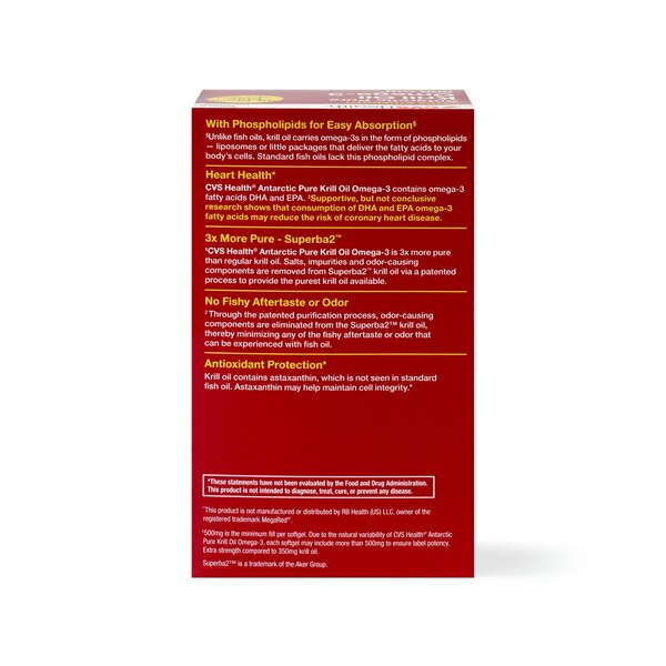 CVS Health Omega-3 Krill Oil Softgels