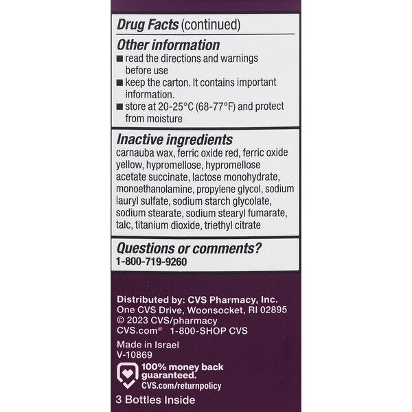 CVS Health Omeprazole Delayed Release Acid Reducer Tablets, 20 MG