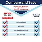 CVS Health Sugar Free Nicotine Lozenge, Mint, thumbnail image 3 of 7