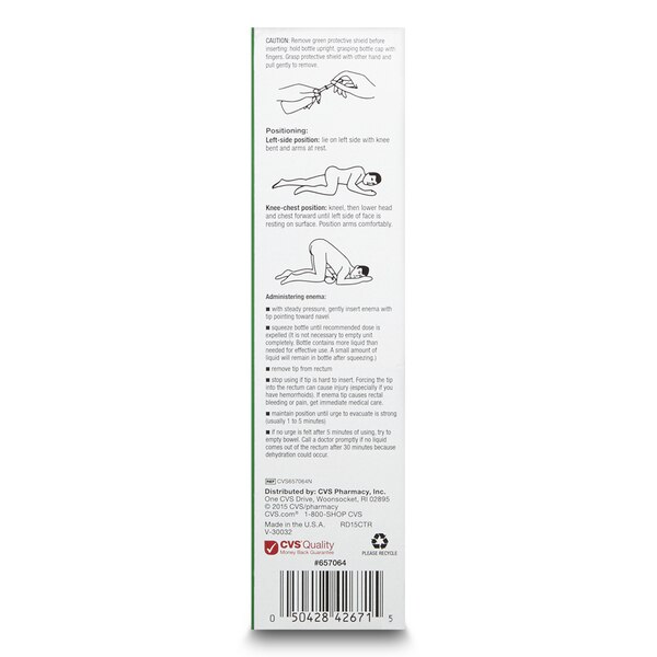 CVS Health Disposable Enema, Latex Free