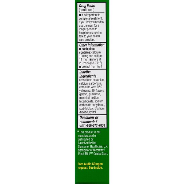 CVS Health Sugar Free Nicotine Gum, Mint