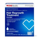 CVS Health Men's Extra Strength 5% Minoxidil Solution for Hair Regrowth, thumbnail image 1 of 3