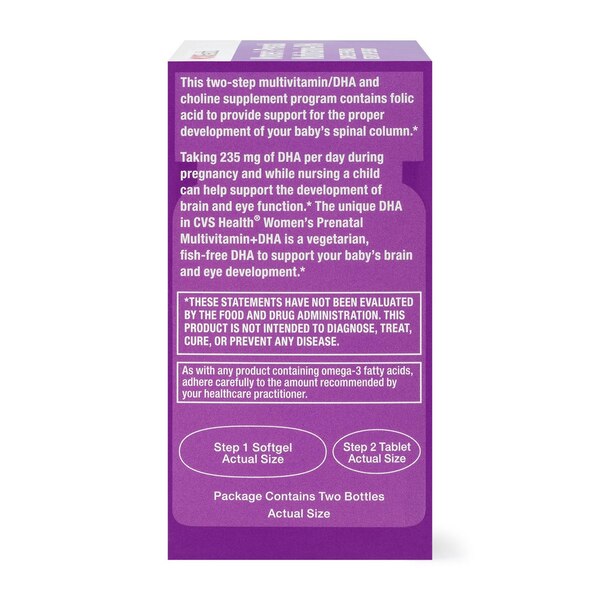 CVS Health Women's Prenatal + DHA Tablets/Softgels, 60 CT
