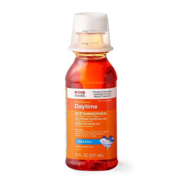 CVS Non Drowsy Daytime Cold & Flu Relief