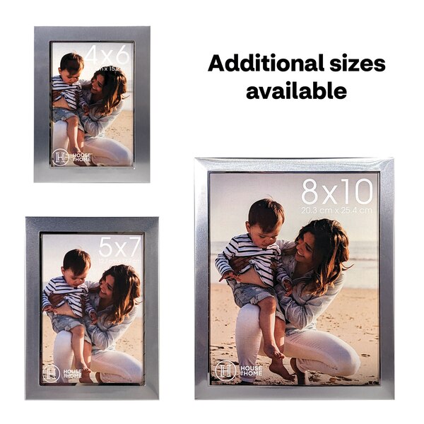 House To Home Harbortown Hadley 2-tone Silver Picture Frame, 8 x 10 in