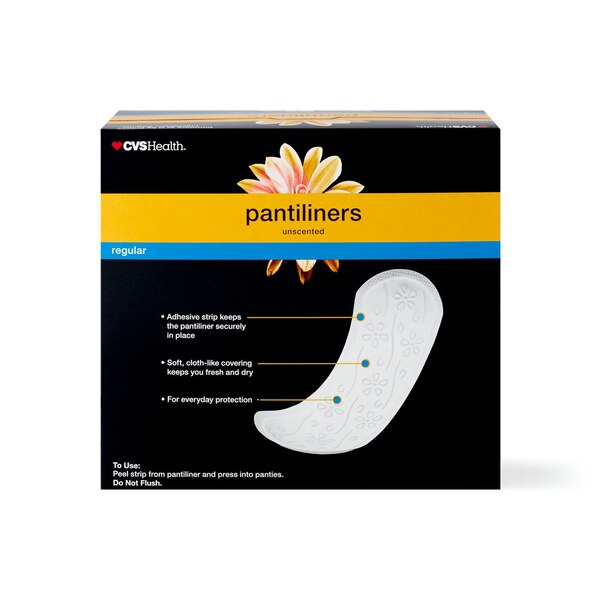 CVS Health Panty Liners, Unscented, 135 CT