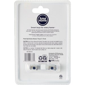 Total Home Automatic Night Lights, 1 ct