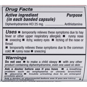 CVS Health Allergy Relief Diphenhydramine Capsules, 365 Count