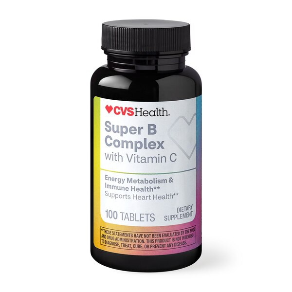 CVS Health - Cápsulas de complejo de súper vitamina B y vitamina C