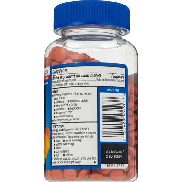 CVS Health Ibuprofen Pain Reliever & Fever Reducer (NSAID) 200 MG Coated Tablets