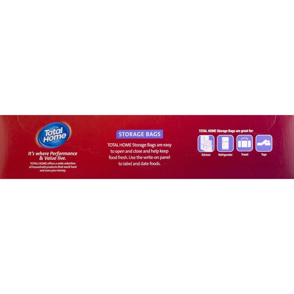 Total Home Easy-Close Slider Storage Bags