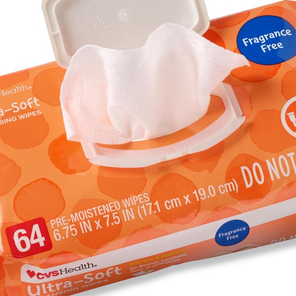 CVS Health Ultra-Soft Cleansing Wipes SoftPak