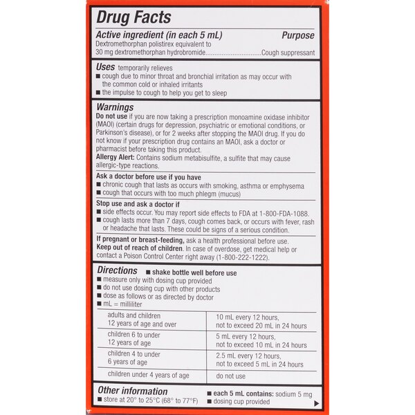 CVS Health 12HR Cough DM Cough Suppressant Liquid