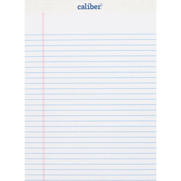 Caliber Legal Pads White