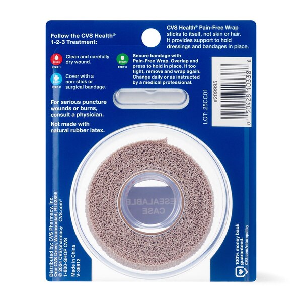 CVS Health Pain-Free Gentle 1"" Wrap