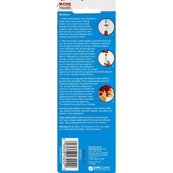 CVS Health Oral Syringe 2 Tsp/10 mL