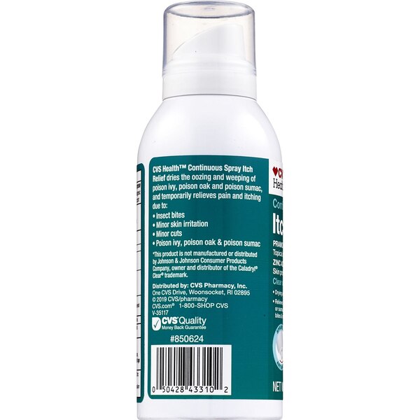 CVS Health Itch Relief Clear Skin Protectant Spray