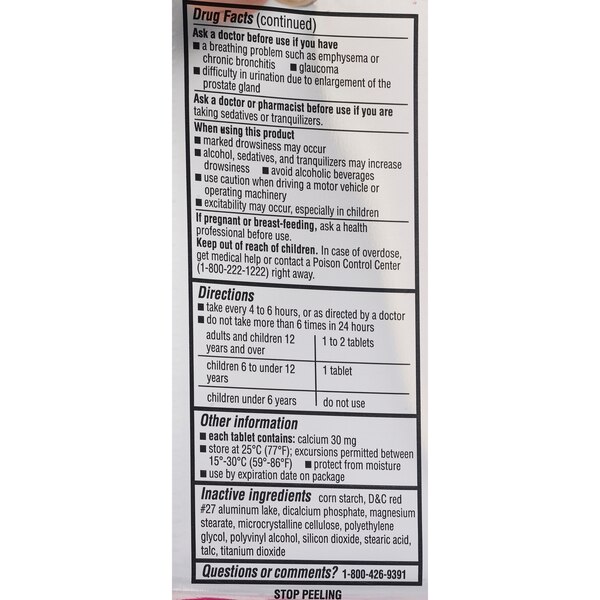 CVS Health - Tabletas para la alergia, con difenhidramina