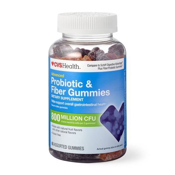CVS Health Advanced Probiotic Gummies Plus Fiber