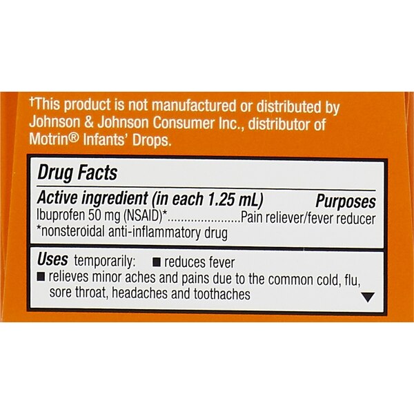 CVS Health Infants' Ibuprofen Oral Suspension Concentrated Drops, Berry, 1 FL OZ
