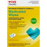 CVS Health Hemorrhoidal Medicated Wipes, thumbnail image