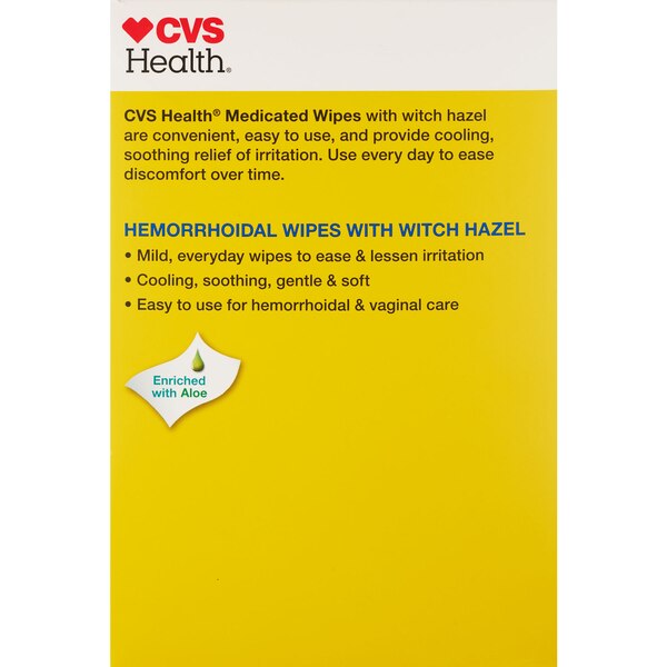 CVS Health Hemorrhoidal Medicated Wipes