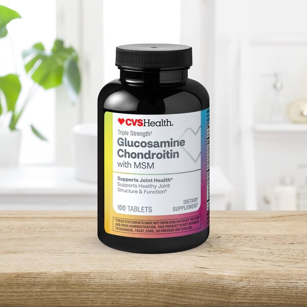 CVS Health Glucosamine Chondroitin with MSM Caplets