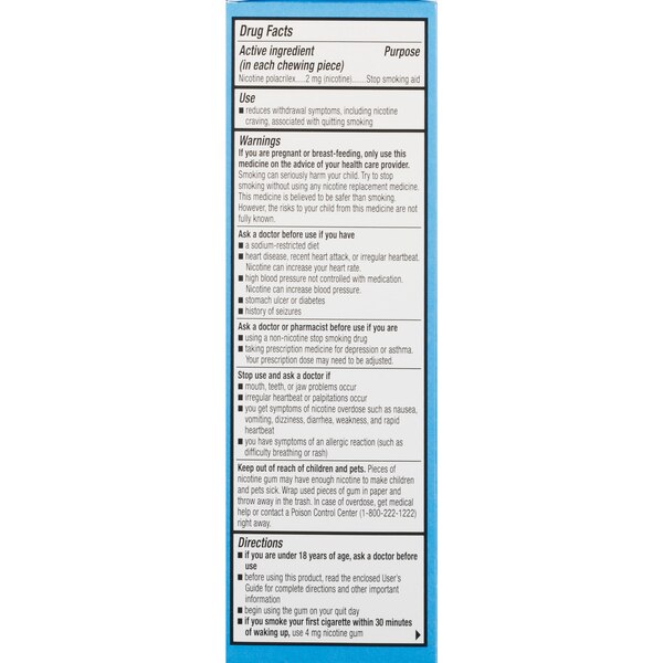CVS Health Sugar Free Nicotine Gum, Original