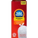 Total Home Tall Kitchen Trash Bags, Extra Strong 13 Gallon, 30 ct, thumbnail image