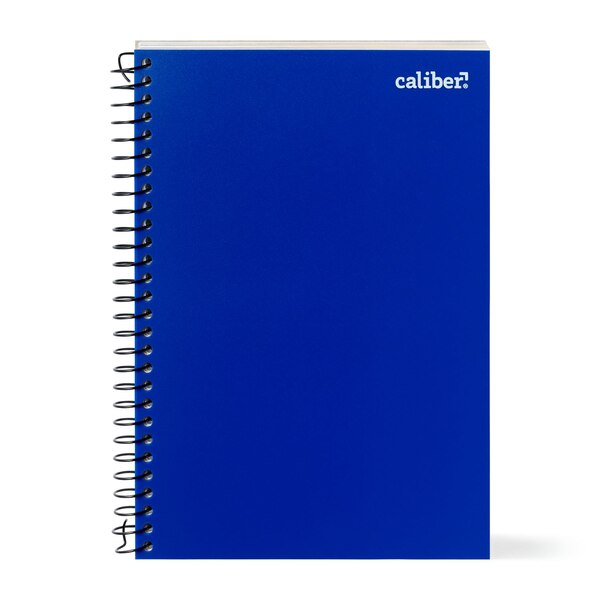 Caliber Premium 3 Subject Notebook, College Ruled, 150 Sheets, Assorted