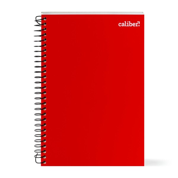 Caliber Premium 3 Subject Notebook, College Ruled, 150 Sheets, Assorted