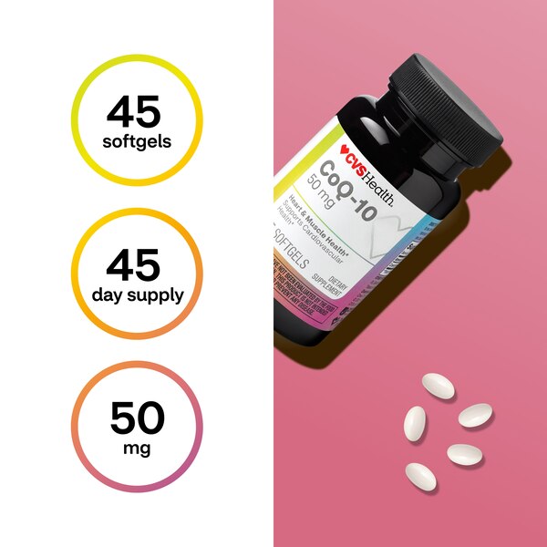 CVS Health CoQ-10 Softgels, 45 CT