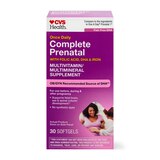 CVS Health Complete Prenatal with DHA & Folic Acid Softgels, 30 CT, thumbnail image
