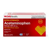 CVS Health Extra Strength Acetaminophen Pain Reliever & Fever Reducer 500 MG Gelcaps, thumbnail image 1 of 5