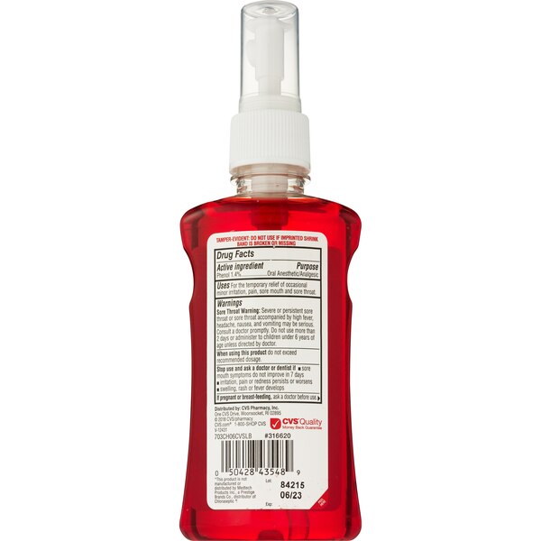CVS Health Sore Throat Spray, Cherry, 6 OZ