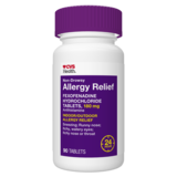 CVS Health 24HR Non Drowsy Allergy Relief Fexofenadine HCl Tablets, thumbnail image