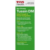 CVS Health Non Drowsy Tussin DM Cough & Chest Congestion, thumbnail image