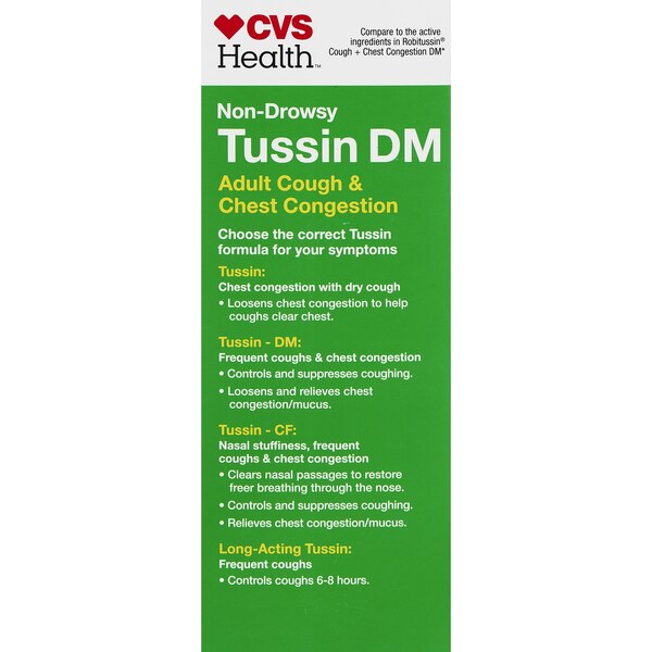 CVS Health Non Drowsy Tussin DM Cough & Chest Congestion
