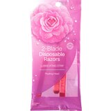 CVS Beauty Women's 2-Blade Disposable Razors, 3 CT, thumbnail image