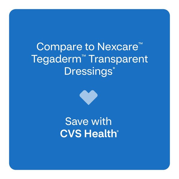 CVS Health Waterproof Transparent Dressings, Assorted