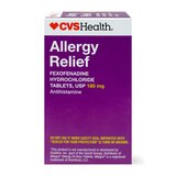 CVS Health 24HR Non Drowsy Allergy Relief Fexofenadine HCl Tablets, thumbnail image