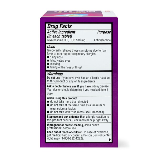CVS Health 24HR Non Drowsy Allergy Relief Fexofenadine HCl Tablets