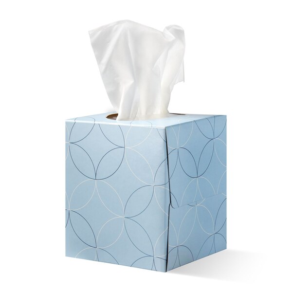 Total Home Facial Tissue Cube, 70 ct