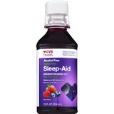 CVS Health Nighttime Sleep Aid Diphenhydramine HCI Liquid, Berry, 12 FL OZ, 2 PACK, thumbnail image