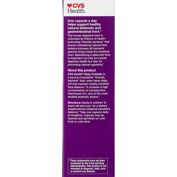 CVS Health Daily Probiotic 24 Billion CFU Capsules
